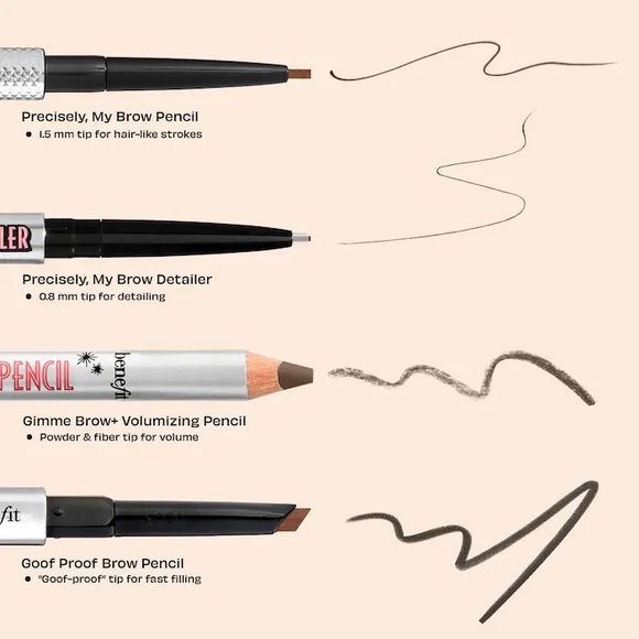 Benefit cosmetics waterproof easy shape & fill eyebrow pencil - Picture 4 of 7